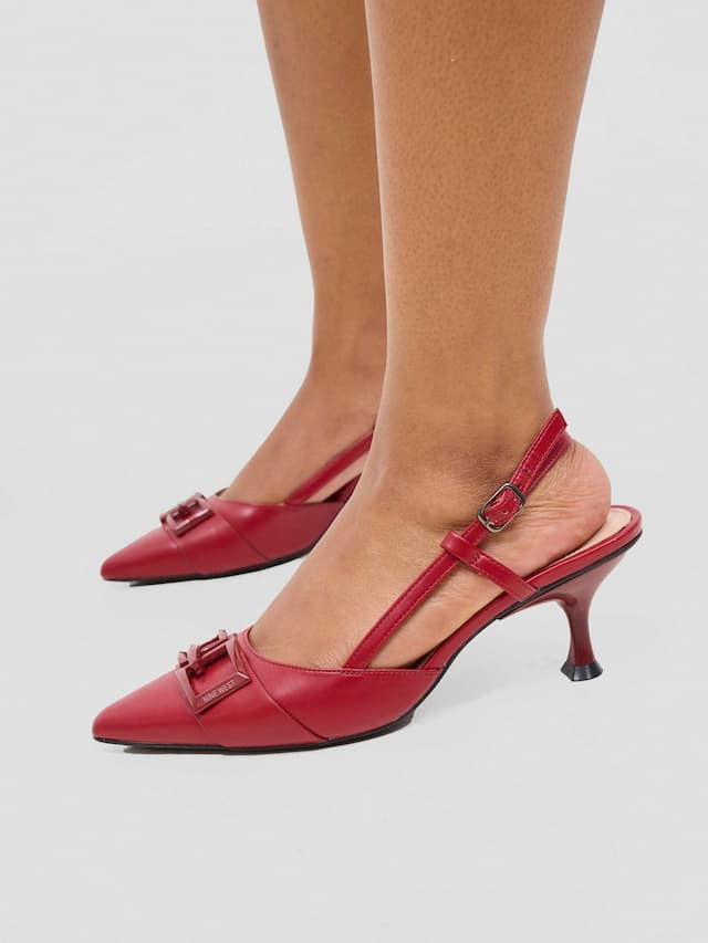 Nine West Alyn Slingback Heel - Red