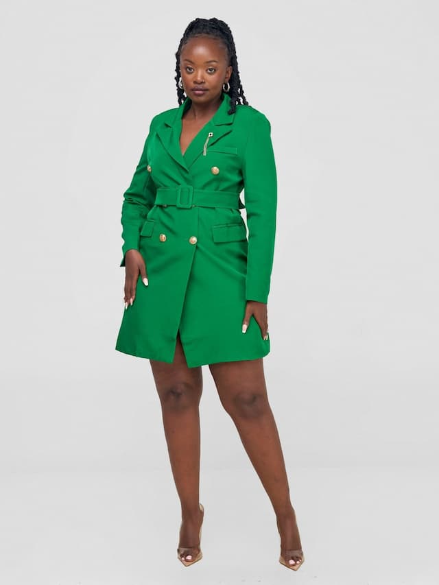 Stylish Sisters Dress - Green