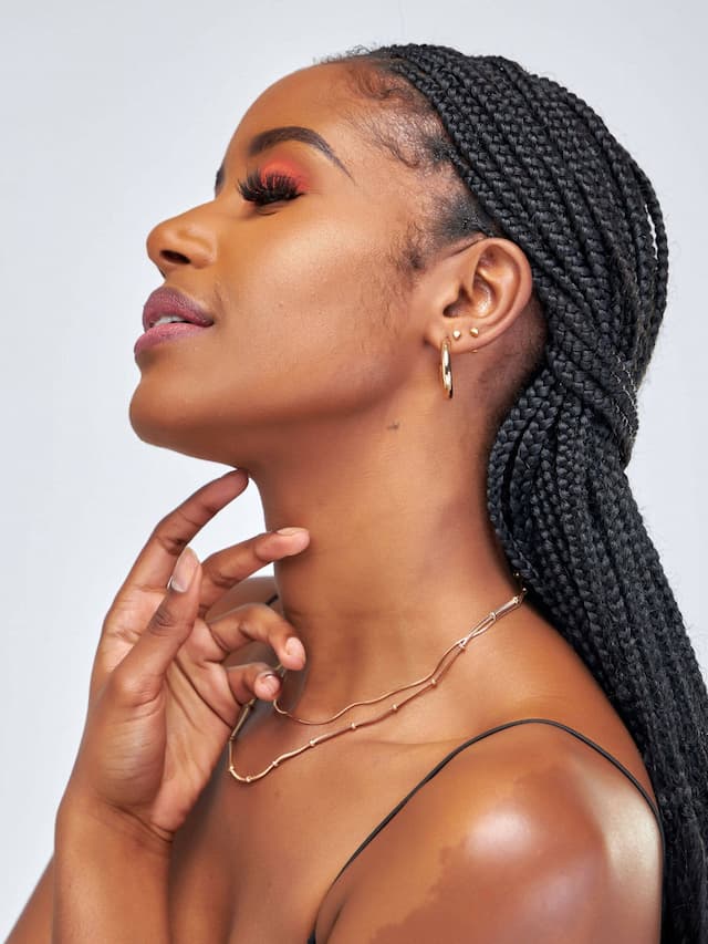 Nailu Thin Midi Loops - Gold