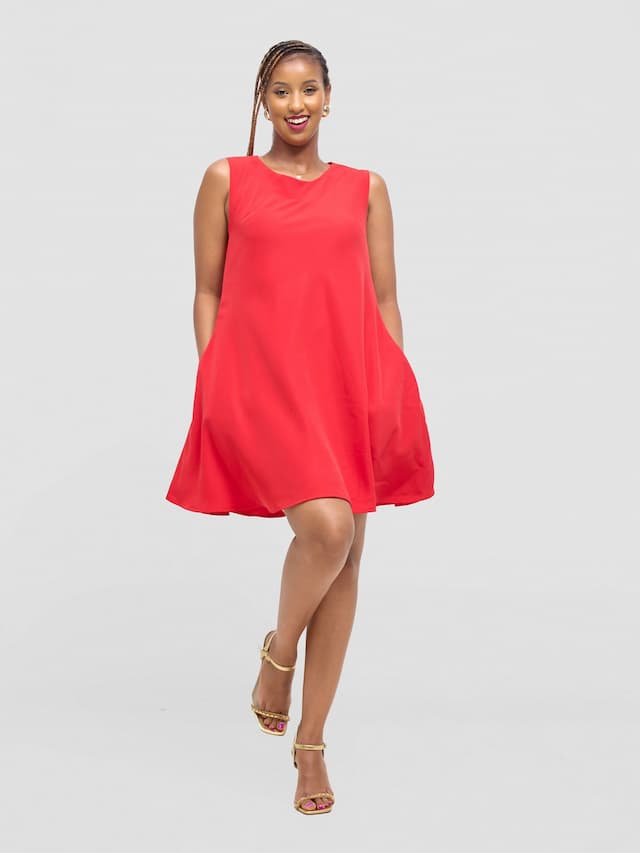 Mnubistyle Kanini Dress - Red