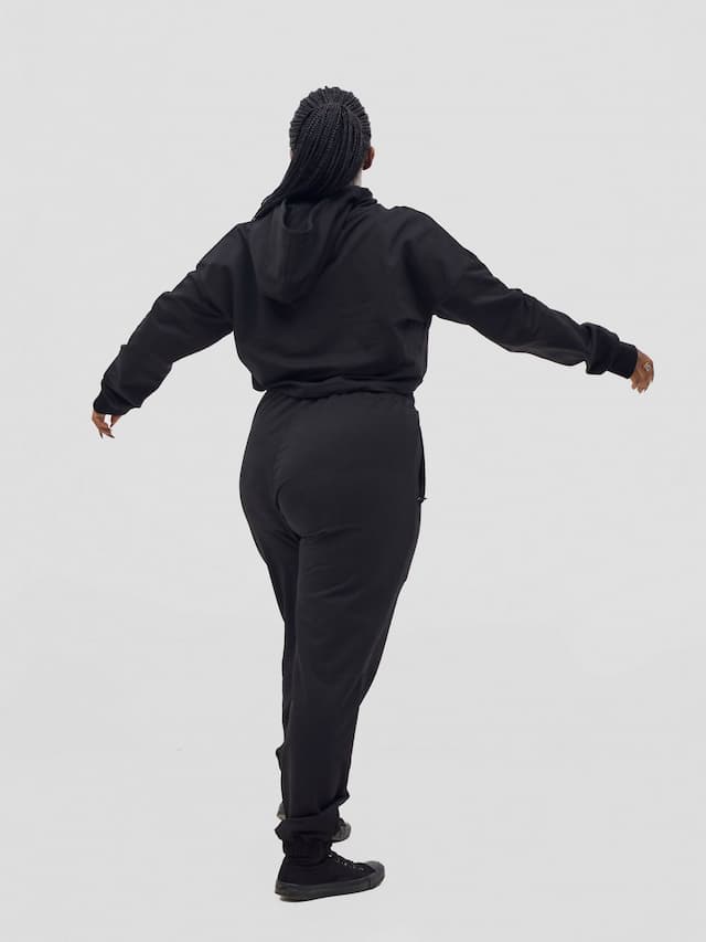 Rotator Active Wear Women's Lifestyle Tracksuit Set - Black