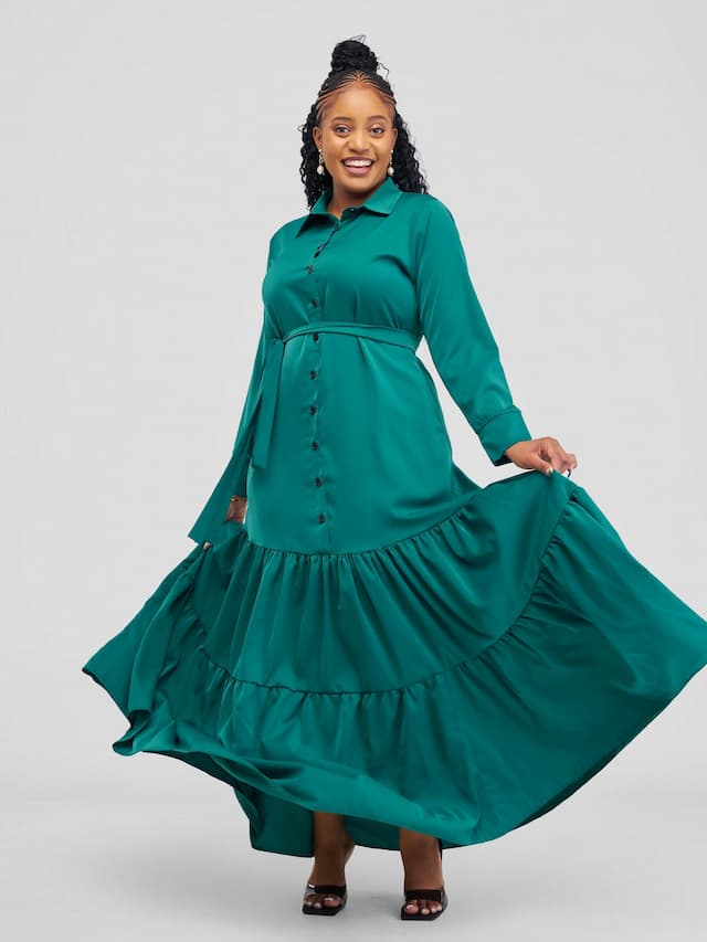 Emily Maxi Dress - Teal