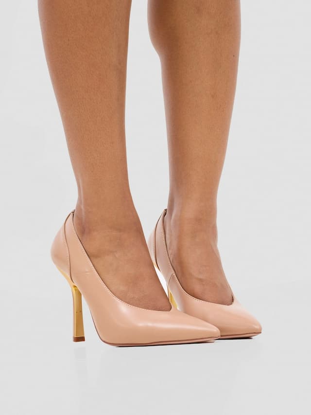 Nine West Berrin Heel - Nude