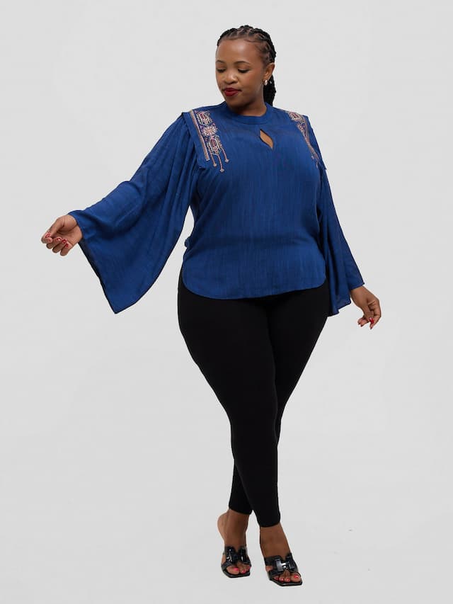 Zuana Kenya Top - Blue