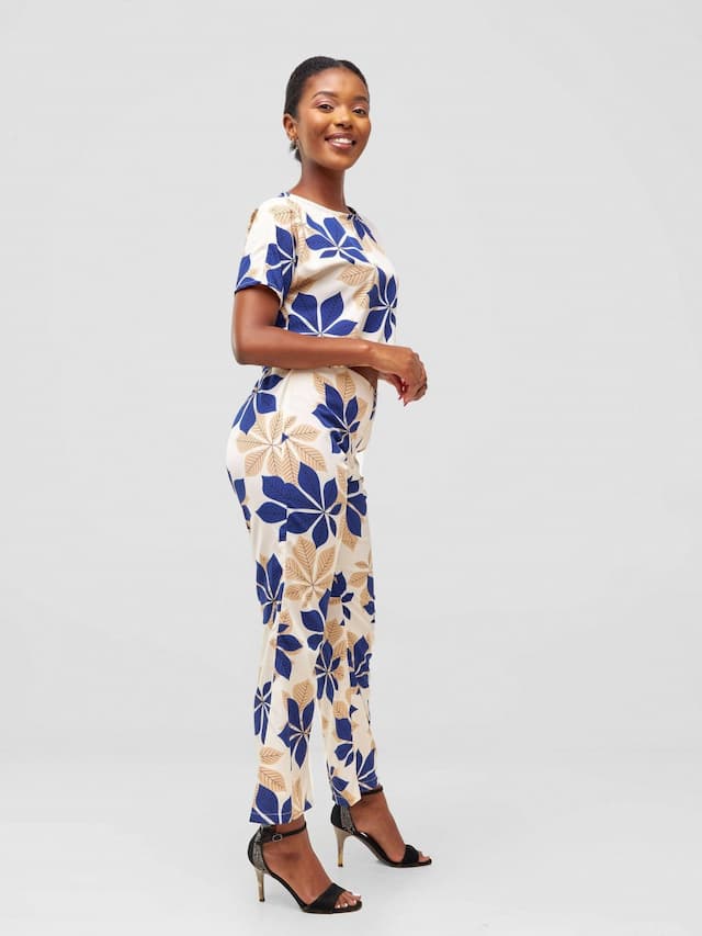 Timyt Urban Wear Bloom Belle Ensemble - Blue Floral