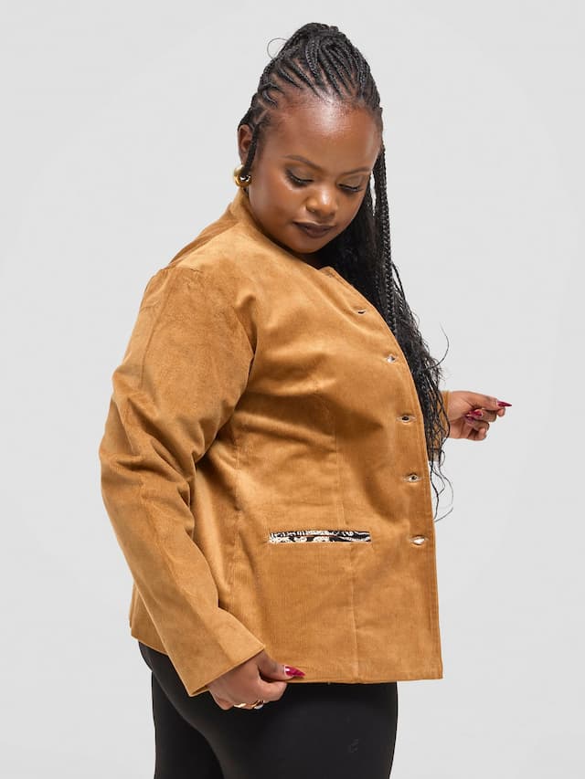 Rafiki Threads Sayar Jacket - Brown