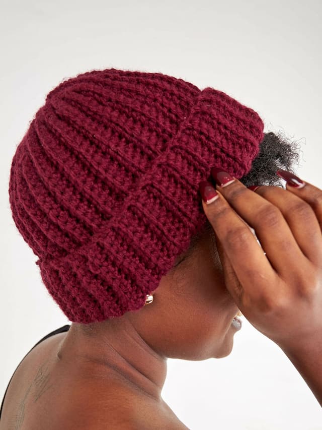 Infy Knit Wear Beanies - Maroon