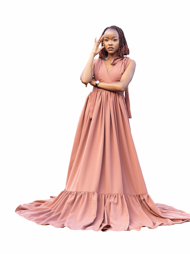 Afriwia Enterprise Subira Dress - Nude