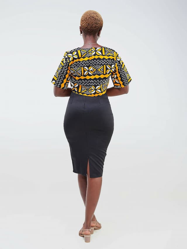 Da'joy Fashions Athena Pencil Skirt - Black