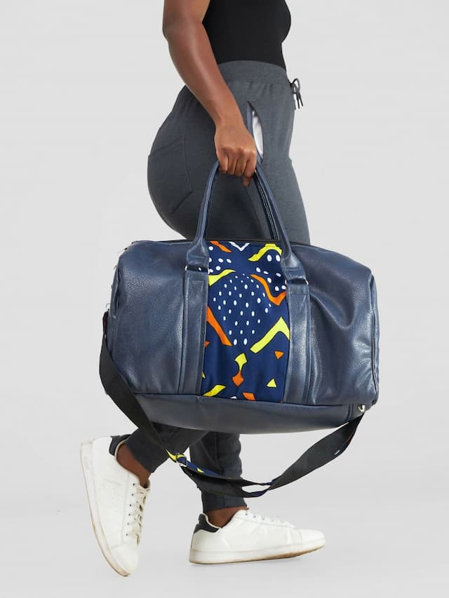 Rafiki Threads Duffle Bag - Navy Blue