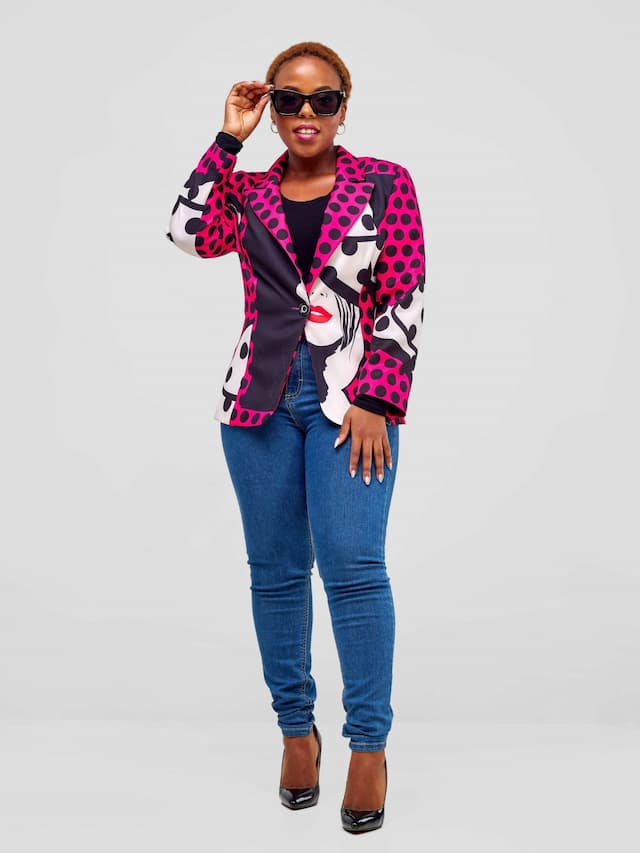 Immaculate Chic Polka Dot - Fuchsia