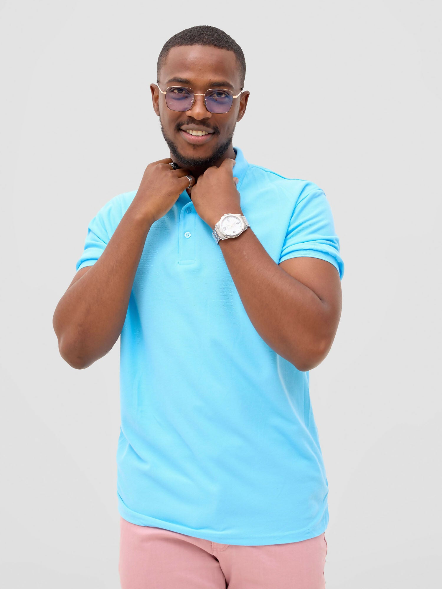 Zuria Fashions Polo T-shirt - Blue