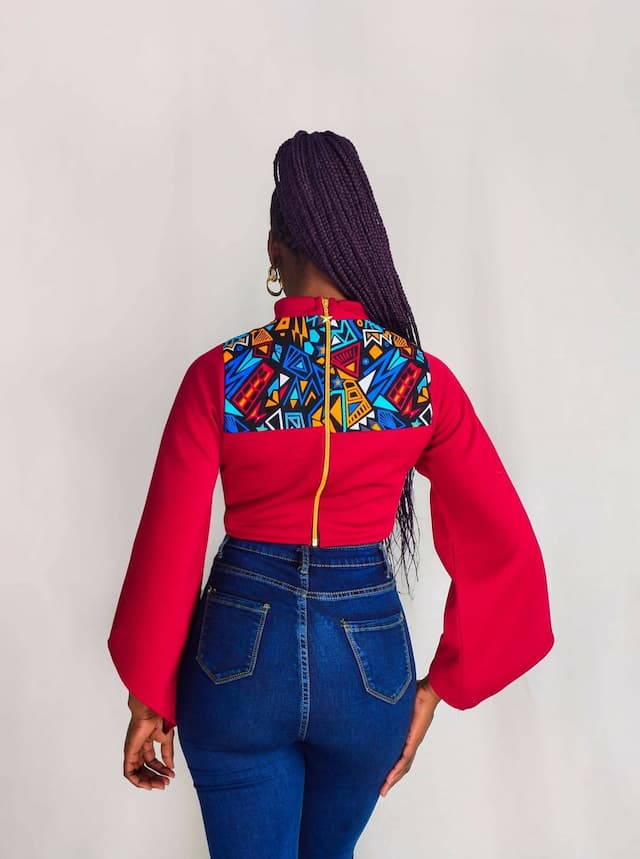 Da'joy Fashions Caru Top - Maroon