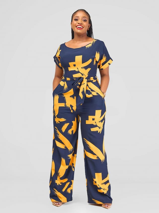 Wsc Pambo Salok Havilah Mbaale Jumpsuit - Navy Blue
