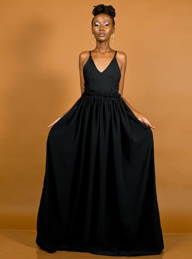 Hornet Maxi Dress - Black