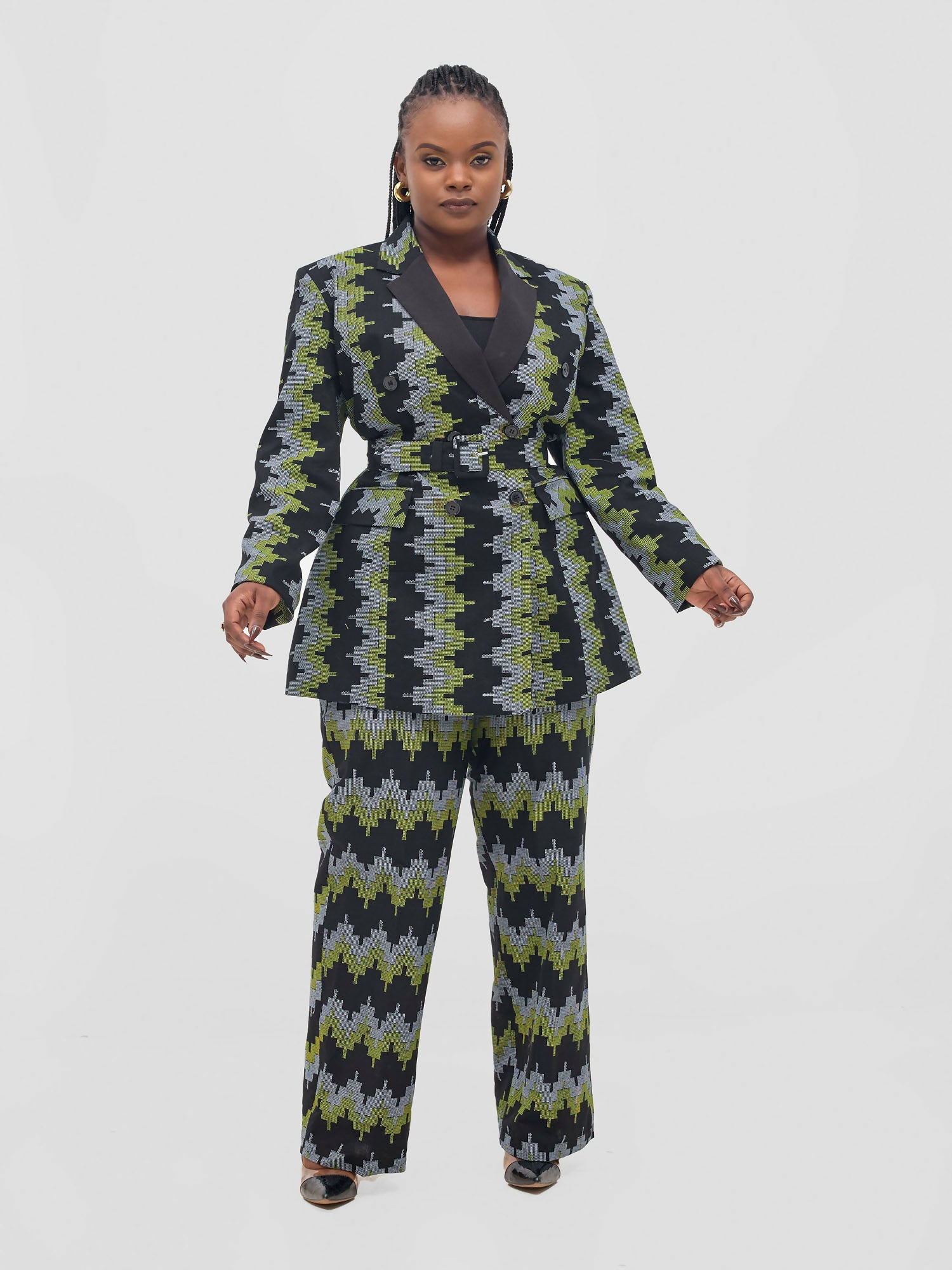 Sbv Ankara Suit - Black / Green