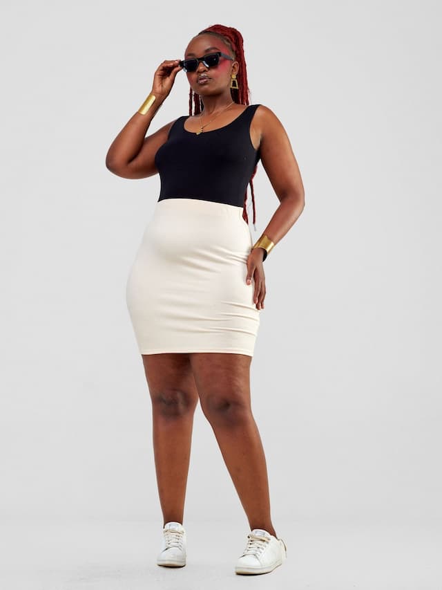 Zoya Party Mini Skirt - Buttermilk