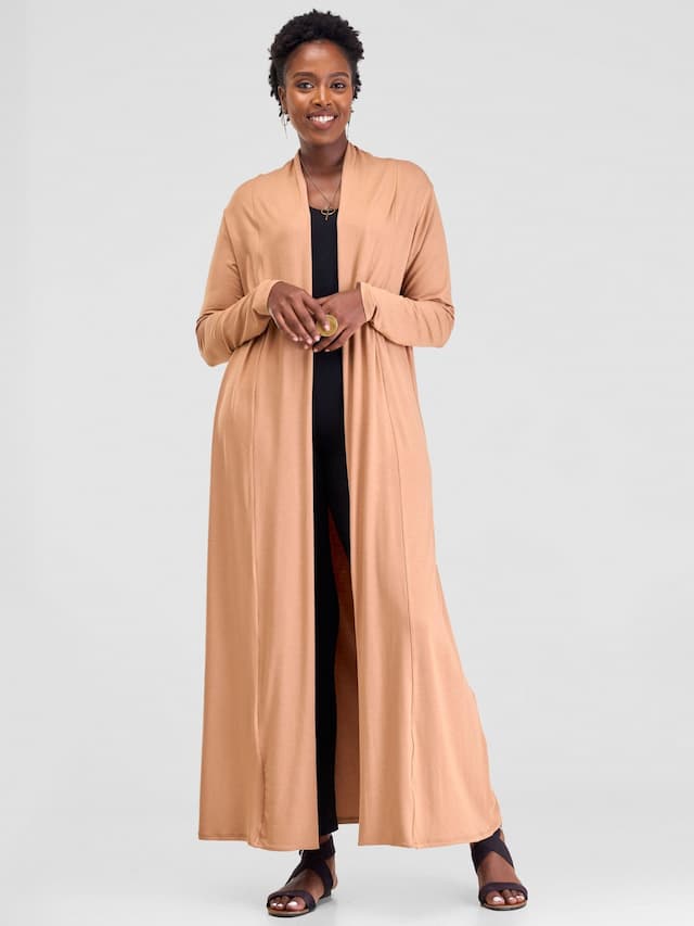 Vivo Extra Long May Jersey Waterfall - Taupe