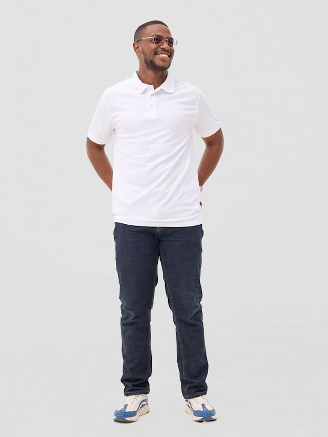 Zuria Fashions Polo T-shirt - White