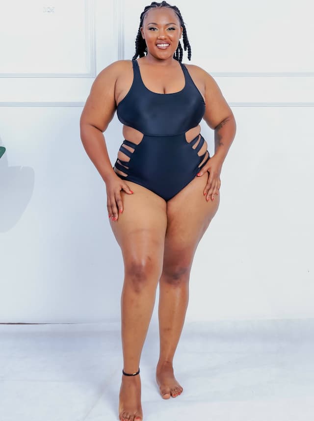 Shells Attic Swimwear Suit Monokini - Black