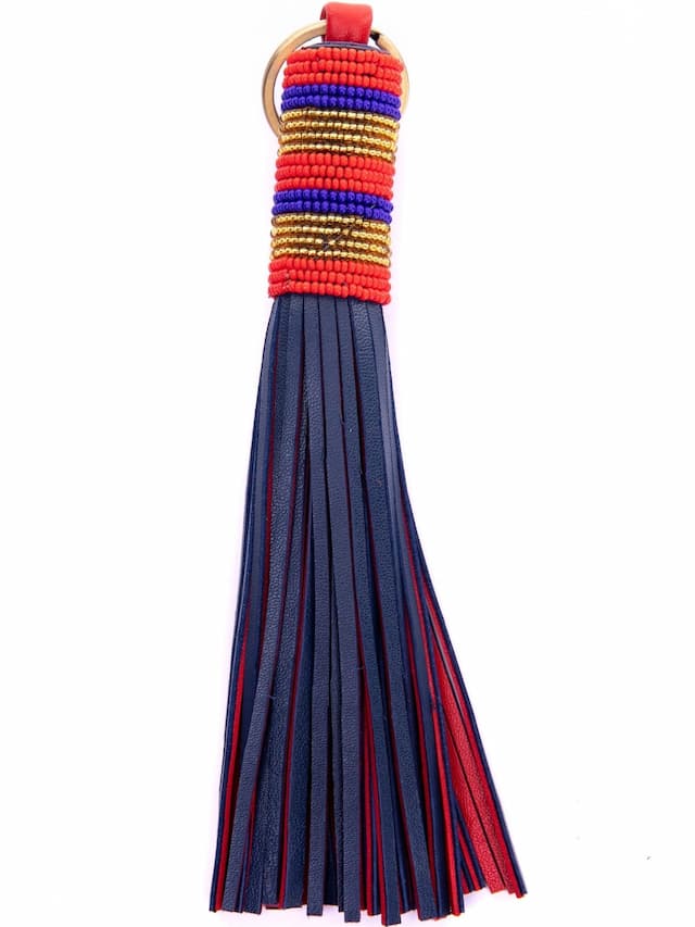 Azu Handbag Tassels - Blue