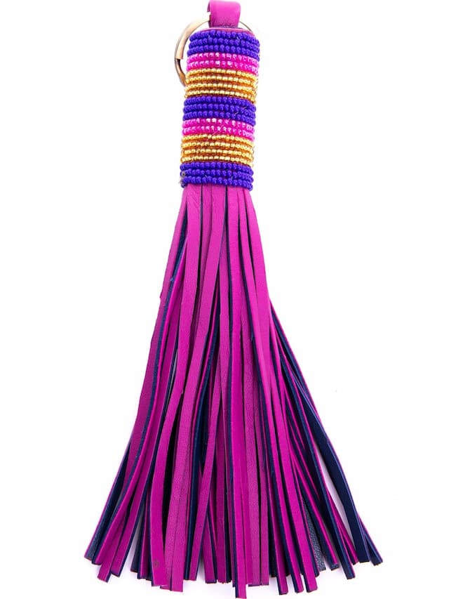 Azu Handbag Tassels - Purple