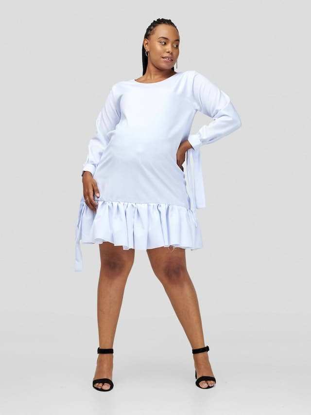 Vintlyne Shira Shift Dress - White