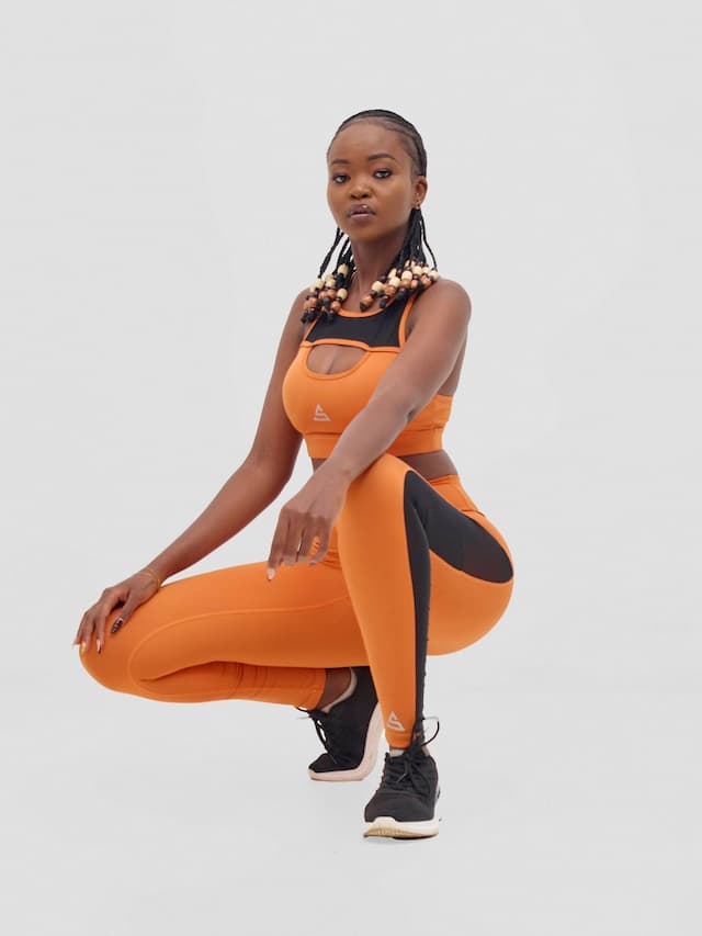 Rotator Active Wear Leggings - Orange