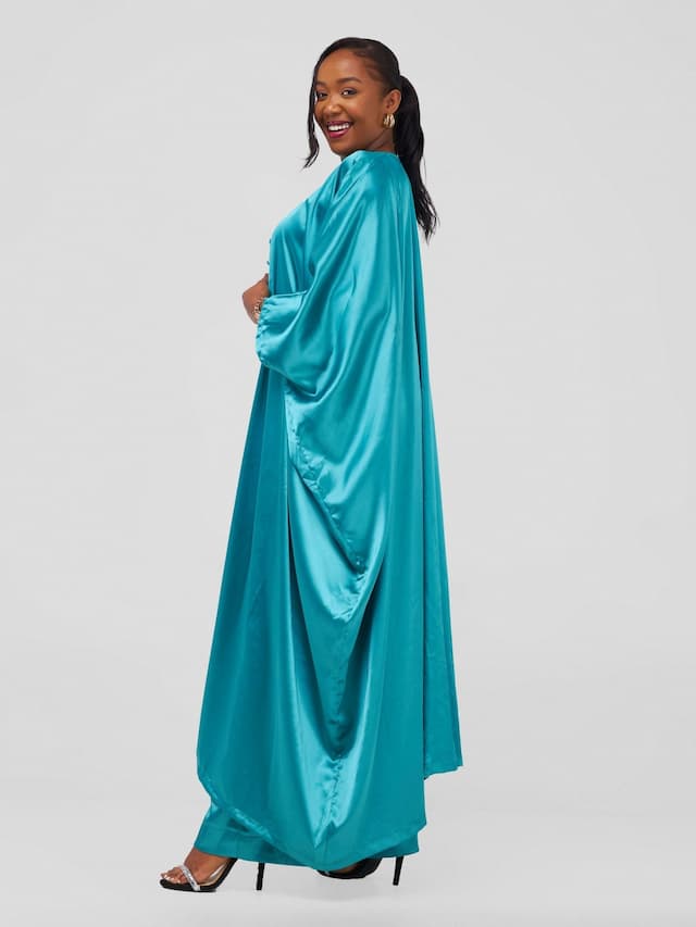 Nefpatra Africa Andy Kimono Set - Turquoise