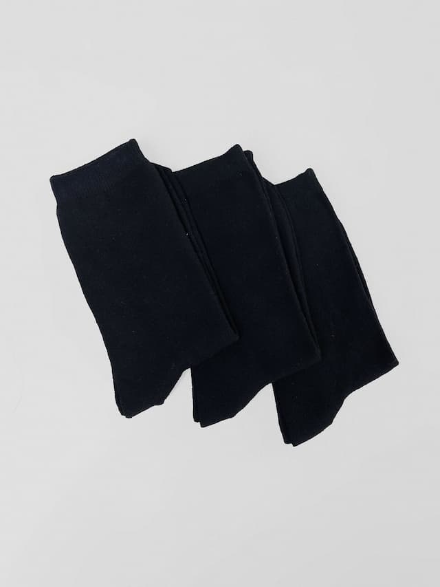 3Pack Kids Socks - Black