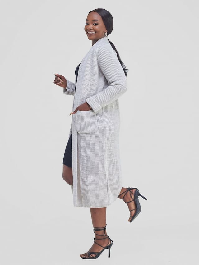Anel’s Knitwear Midi Sweater - Off White