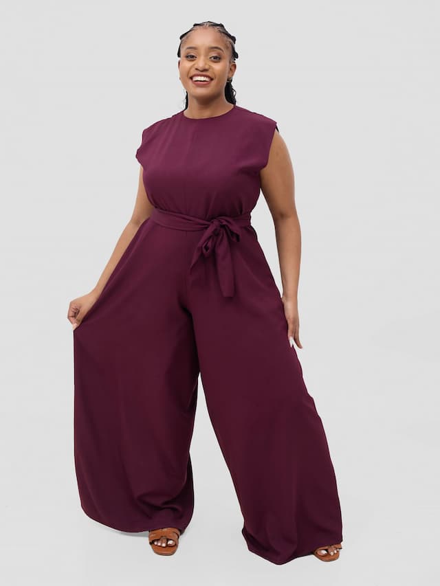 Shira Jumpsuit - Burgundy