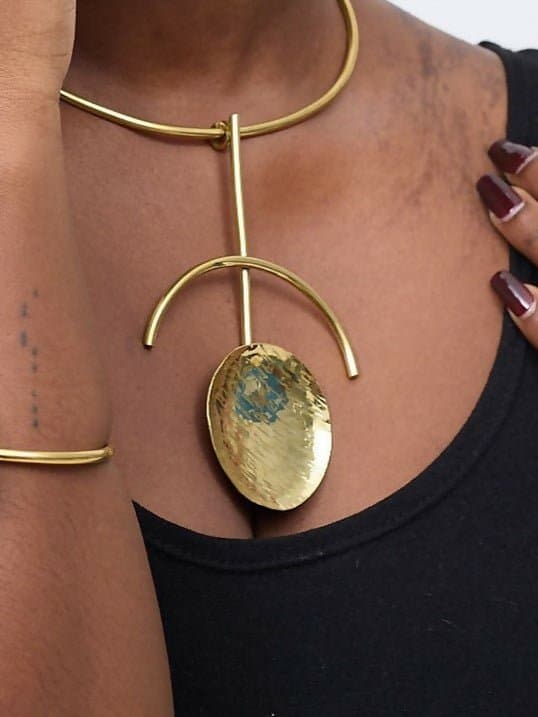 Purely Brass Mali Choker - Brass
