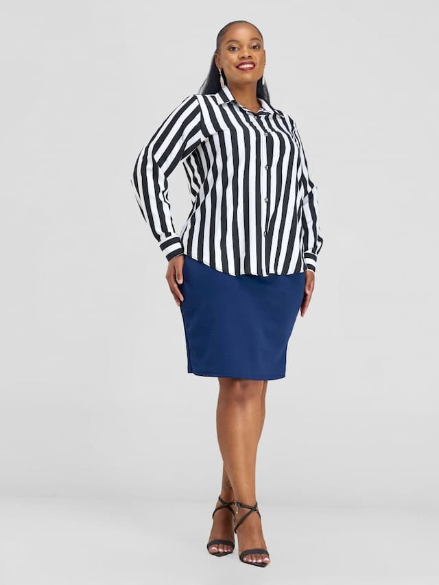 Lizola Dasana Skirt - Navy Blue