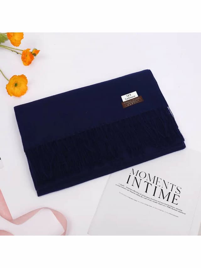 The Fashion Frenzy Scarf - Navy Blue