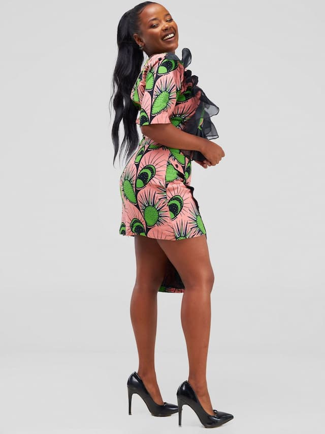 Nefpatra Africa Ade Set Skirt - Pink