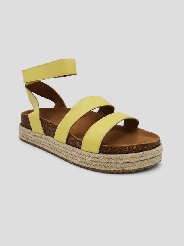 Julz Erik Yellow Sandal - Yellow