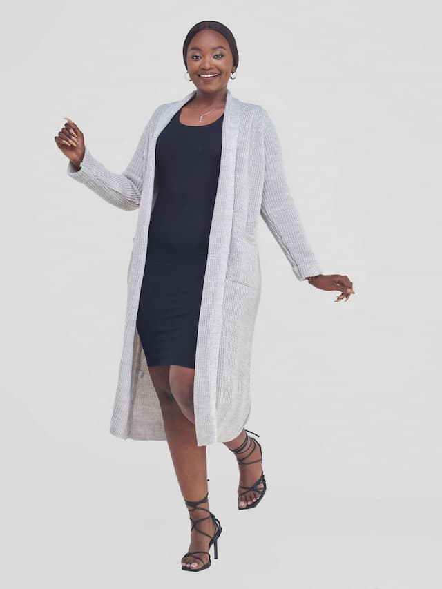 Anel’s Knitwear Midi Sweater - Off White