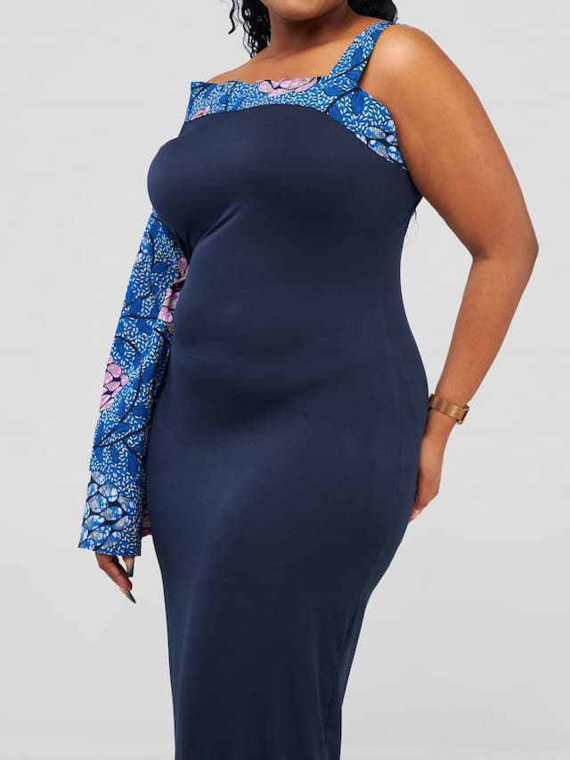 Nefpatra Africa Lara Dress - Blue