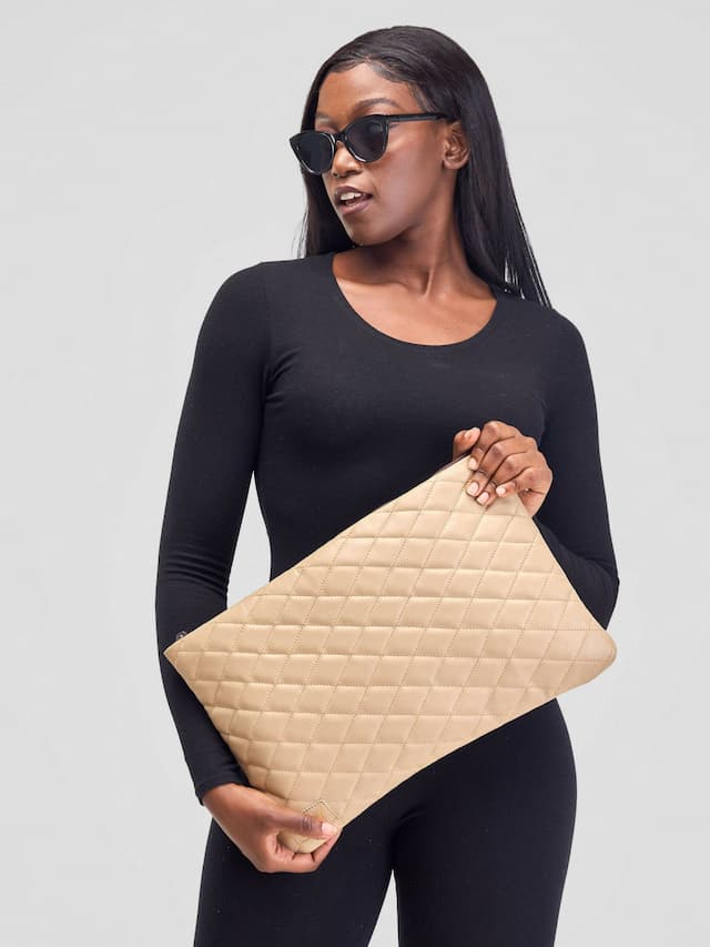 Wazawazi Shiku Laptop Sleeve - Beige