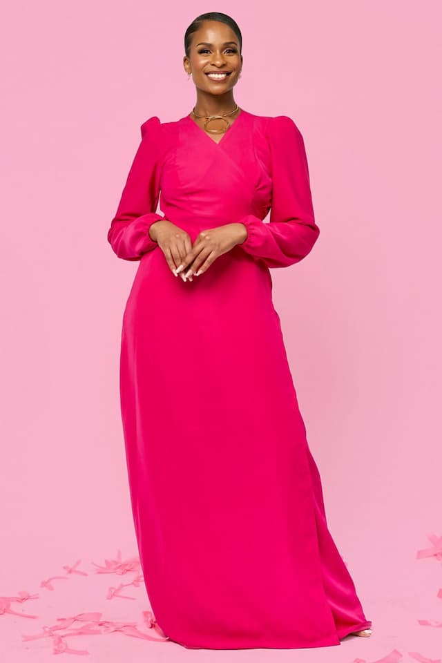 Zia Africa "Santana " Dress - Hot Pink