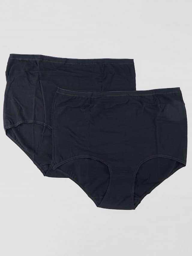 Ladies Cotton Brief Panty - Black
