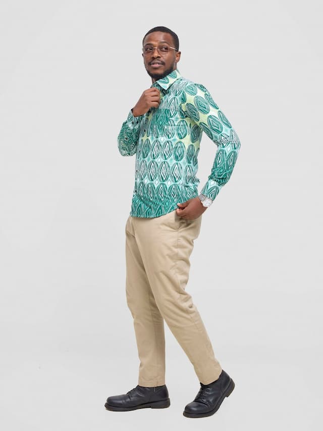 Mendilines Warm African Shirt - Green