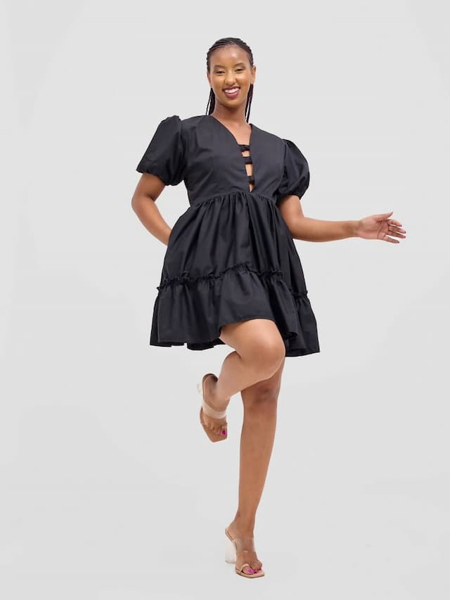 Merli Africa Ziva Dress - Black