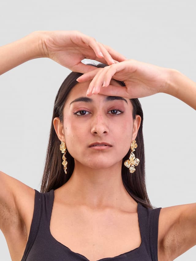 Bliss Egyptian Goddess Earrings - Gold