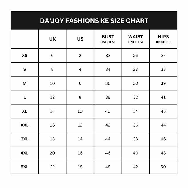 Da’Joy Fashions Echo Dress - Black