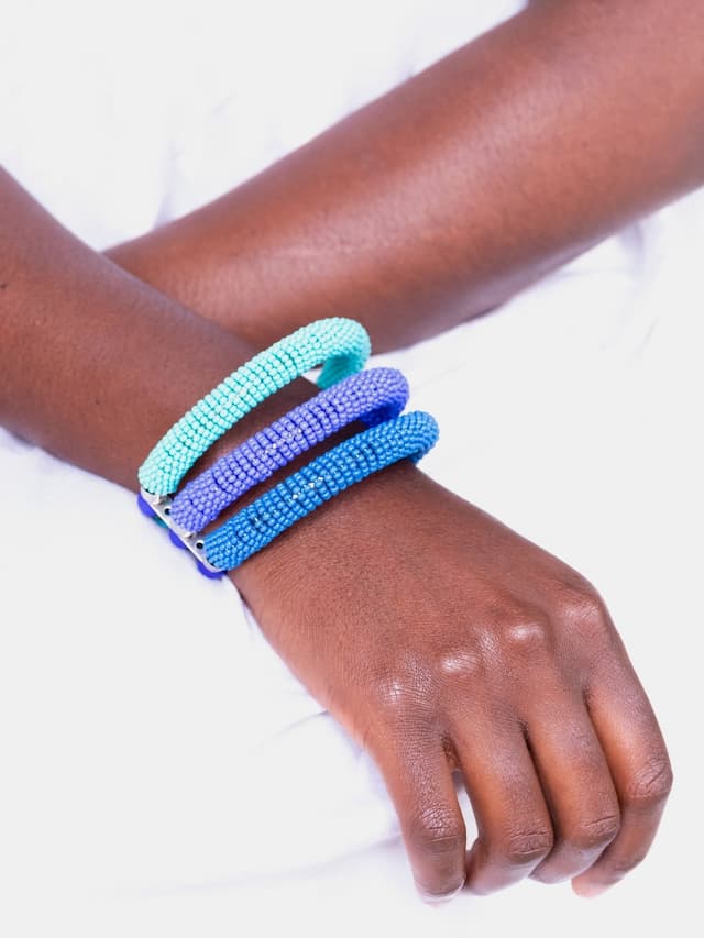 Kawira Tausi Bracelet - Blue
