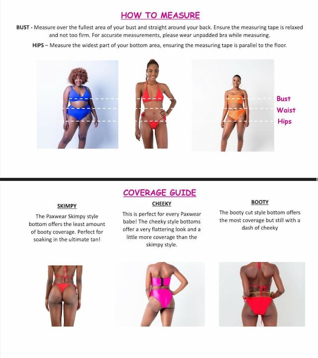 Paxwear V-Cut Bikini - Orange