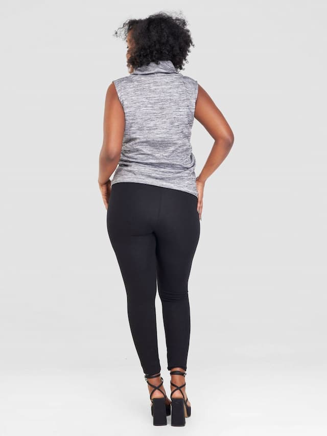Timyt Urban Wear Sleeveless Poncho - Grey