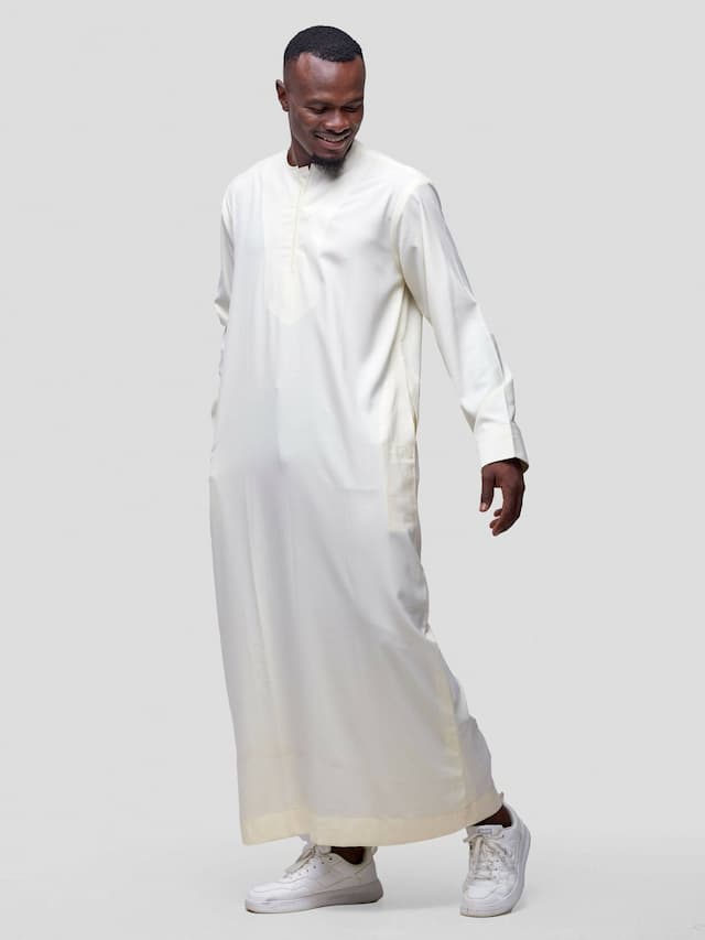 Nefpatra Biya Kanzu - Cream